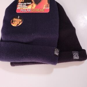 Polar Extreme Men's Sherpa-Lined Black Beanie